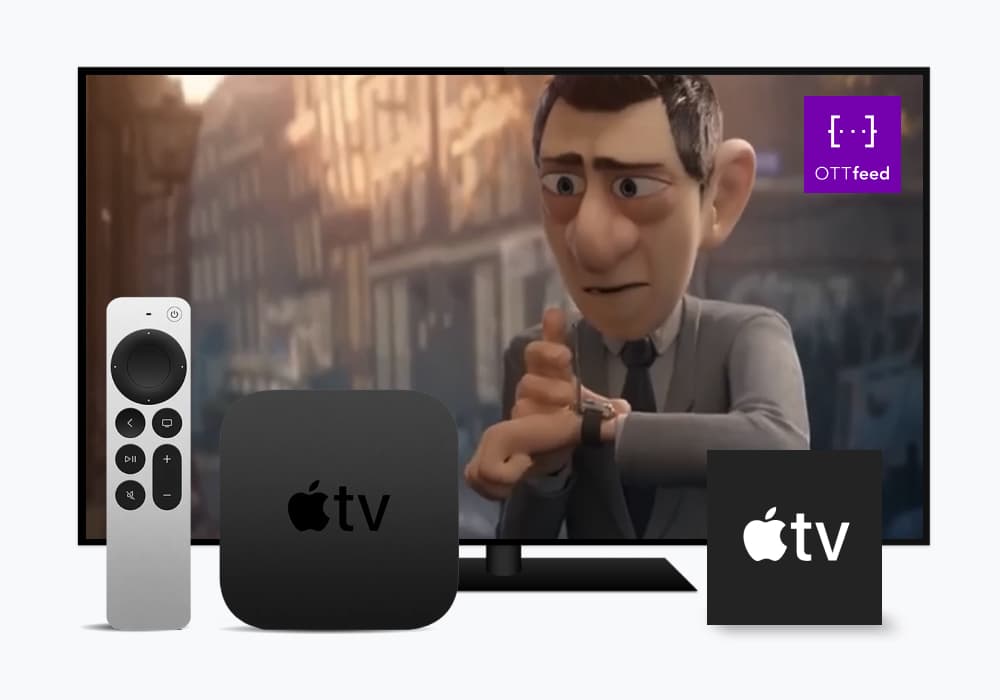 OTTfeed custom Apple TV channel